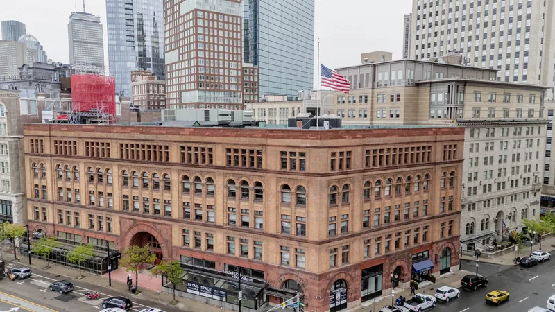 The Youth's Companion Building from above, Boston